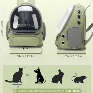 Sac à Dos Transparent pour Chat