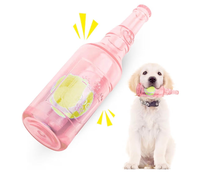 Jouet Interactif pour Chien en Forme de Bouteille – Résistant à la Morsure