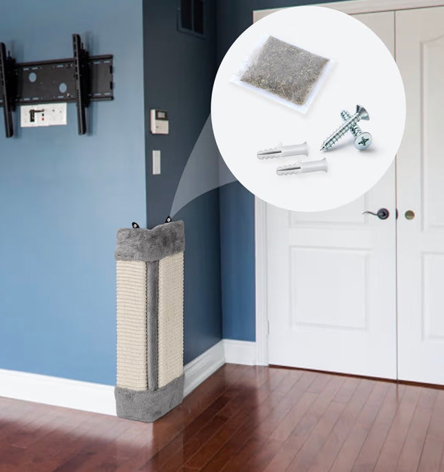Griffoir d’Angle en Sisal pour Chat – Protection Canapé et Murs