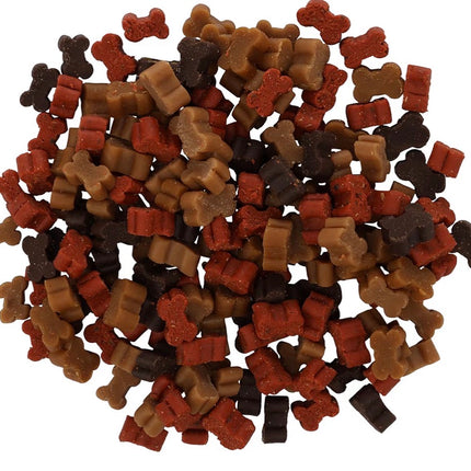 Friandises d’Entraînement pour Chien – Mini Bouchées Poulet & Saumon, Récompenses Éducatives