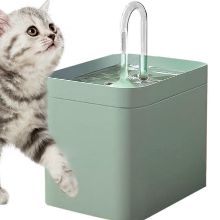 Fontaine à eau silencieuse pour chat et petit chien – Rechargeable – 1,5 L