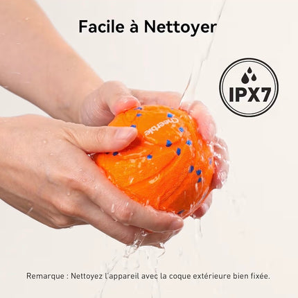 Balle interactive intelligente pour chien – 3 modes de jeu, rechargeable et résistante à l’eau