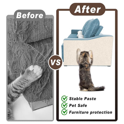 Tapis Griffoir Auto-Adhésif pour Chat 100 × 40 cm – Protection Canapé et Meubles