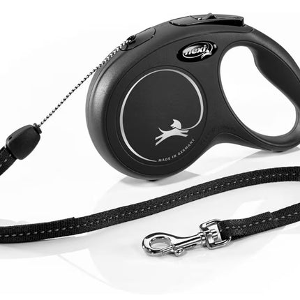 Laisse rétractable pour chien 8 m – Système de freinage confortable et poignée ergonomique