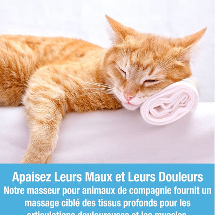 Masseur Électrique Relaxant pour Chien et Chat – Anti-Stress, Double Intensité