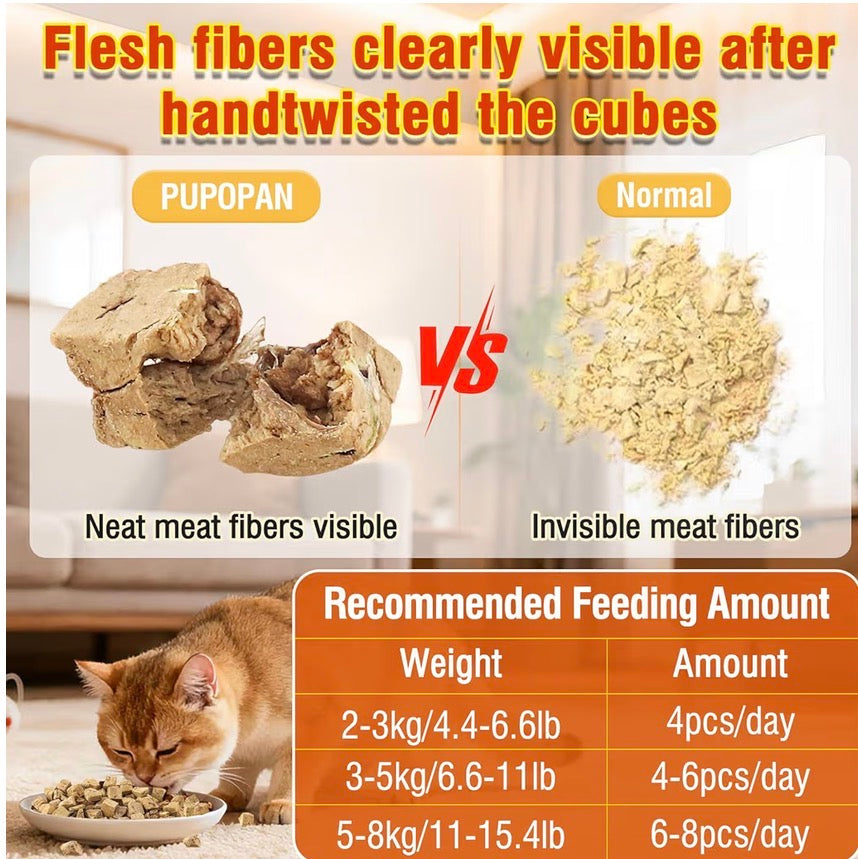 Friandises lyophilisées au foie de poulet pour chats – 100 % naturelles et riches en protéines