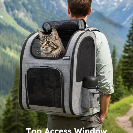 Sac à dos de transport respirant pour chien et chat – Confort et sécurité pour vos déplacements