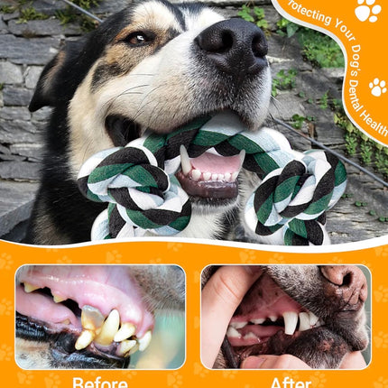 Corde à Mâcher pour Chien – Jouet Résistant en Coton Naturel 66 cm