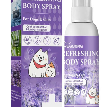 Spray Déodorant & Rafraîchissant pour Chiens et Chats – Élimine les Mauvaises Odeurs