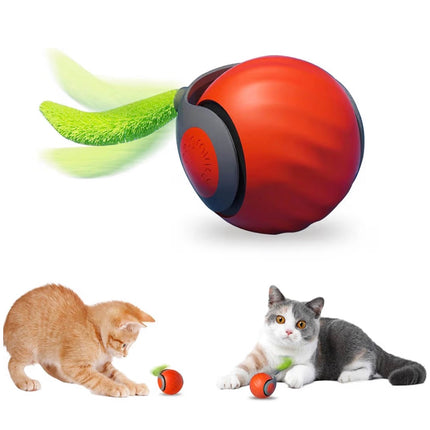 Balle Interactive Intelligente pour Chat – Rechargeable USB-C avec Modes Automatiques