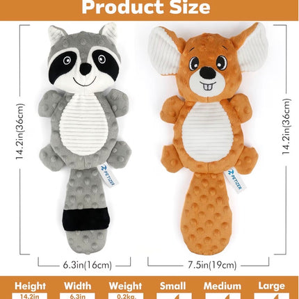 Jouet Interactif en Peluche pour Chien – Anti-Stress avec Couineur Intégré