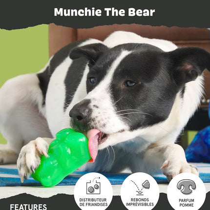 Jouet à Mâcher Ultra Résistant pour Chien – Ours Distributeur de Friandises