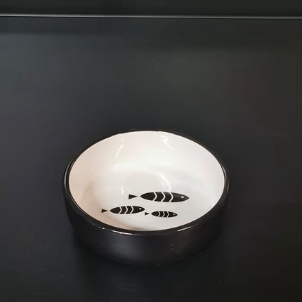 Gamelle Antidérapante en Céramique pour Chat – Design Poisson