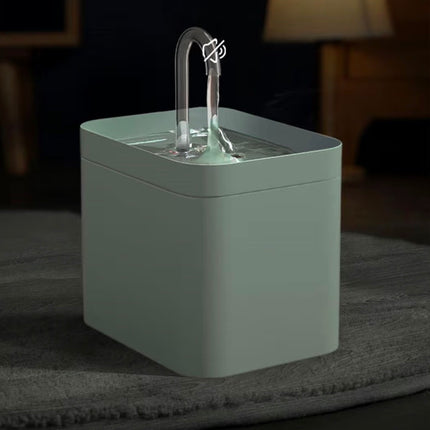 Fontaine à eau silencieuse pour chat et petit chien – Rechargeable – 1,5 L