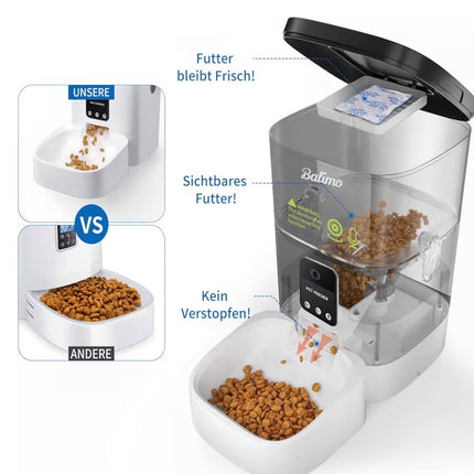 Distributeur Automatique Connecté pour Chat et Chien avec Caméra HD