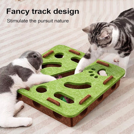 Jeu puzzle interactif pour chat – Stimulation mentale et divertissement