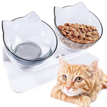 Gamelle Double Surélevée pour Chat – Confort et Alimentation Optimale