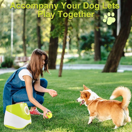 Lanceur Automatique de Balles pour Chien – Jouet Interactif Rechargeable