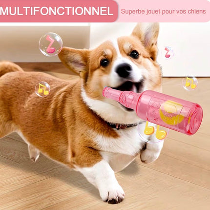 Jouet Interactif pour Chien en Forme de Bouteille – Résistant à la Morsure