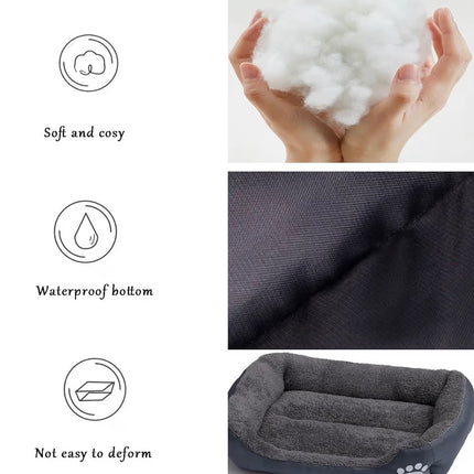 Lit Apaisant & Confortable pour Chiens – Fond Antidérapant