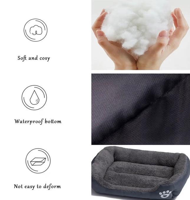 Lit Apaisant & Confortable pour Chiens – Fond Antidérapant