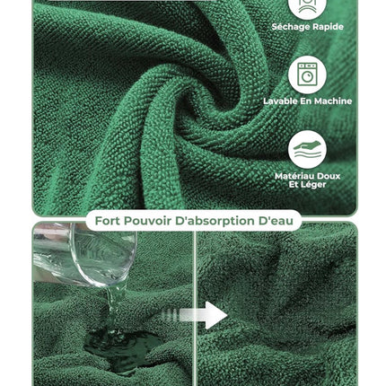 Peignoir Absorbant pour Chien – Séchage Rapide avec Gants Inclus