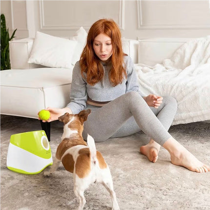 Lanceur Automatique de Balles pour Chien – Jouet Interactif Rechargeable