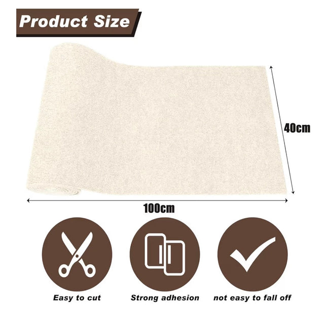 Tapis Griffoir Auto-Adhésif pour Chat 100 × 40 cm – Protection Canapé et Meubles