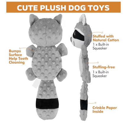 Jouet Interactif en Peluche pour Chien – Anti-Stress avec Couineur Intégré