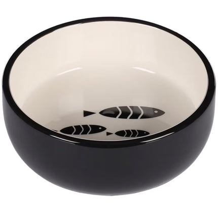Gamelle Antidérapante en Céramique pour Chat – Design Poisson