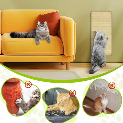 Tapis Griffoir en Sisal pour Chat – Protection Anti-Rayures pour Maison