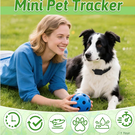 Traceur GPS Intelligent pour Chien et Chat – Localisation en Temps Réel, Léger et Étanche