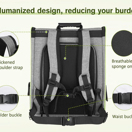 Sac de transport extensible pour chat et petit chien – Confort et sécurité en déplacement