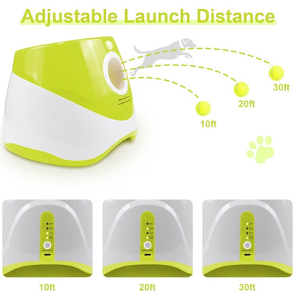 Lanceur Automatique de Balles pour Chien – Jouet Interactif Rechargeable