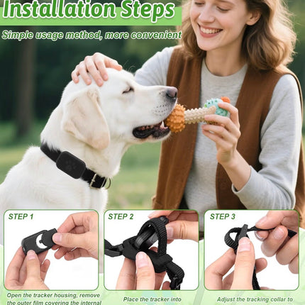 Traceur GPS Intelligent pour Chien et Chat – Localisation en Temps Réel, Léger et Étanche