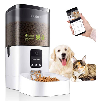 Distributeur Automatique Connecté pour Chat et Chien avec Caméra HD