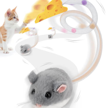 Jouet Interactif Intelligent pour Chat – Souris Électrique Rechargeable avec Catnip & Mouvement Réaliste