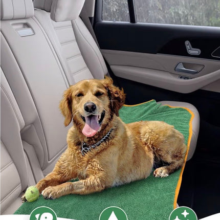 Peignoir Absorbant pour Chien – Séchage Rapide avec Gants Inclus