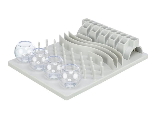 Jeu d’Enrichissement Alimentaire pour Chat – Plateau Anti-Glouton et Stimulation Mentale