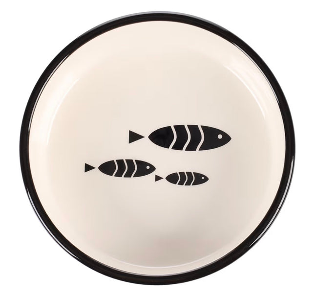 Gamelle Antidérapante en Céramique pour Chat – Design Poisson