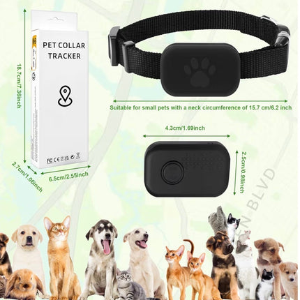 Traceur GPS Intelligent pour Chien et Chat – Localisation en Temps Réel, Léger et Étanche