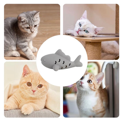 Poisson distributeur de friandises et nettoyant dentaire