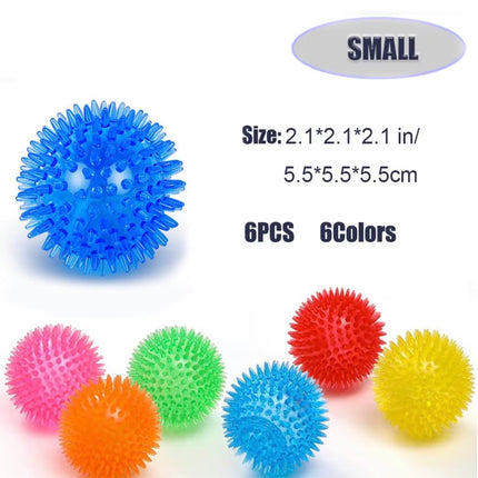 Lot de balles interactives pour chien – Balles couinantes résistantes et flottantes