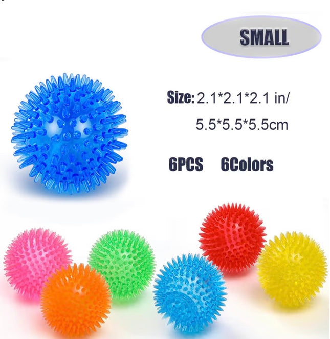 Lot de balles interactives pour chien – Balles couinantes résistantes et flottantes