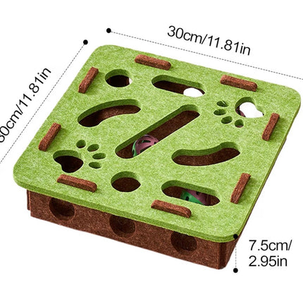 Jeu puzzle interactif pour chat – Stimulation mentale et divertissement