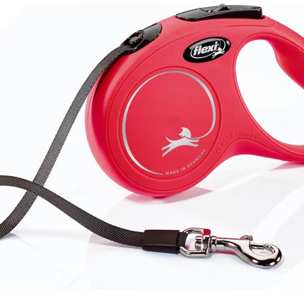 Laisse rétractable pour chien 8 m – Système de freinage confortable et poignée ergonomique