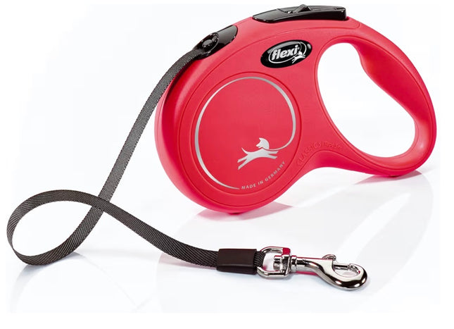 Laisse rétractable pour chien 8 m – Système de freinage confortable et poignée ergonomique