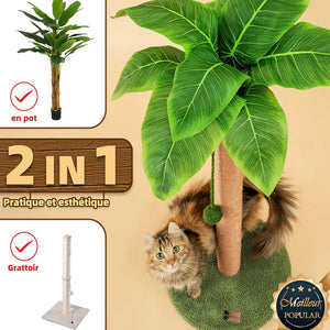 Griffoir pour Chat en Forme de Palmier