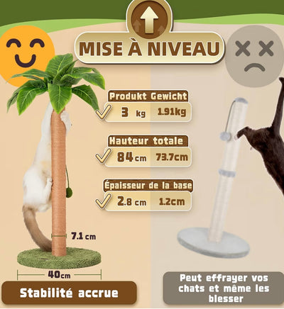 Griffoir pour Chat en Forme de Palmier