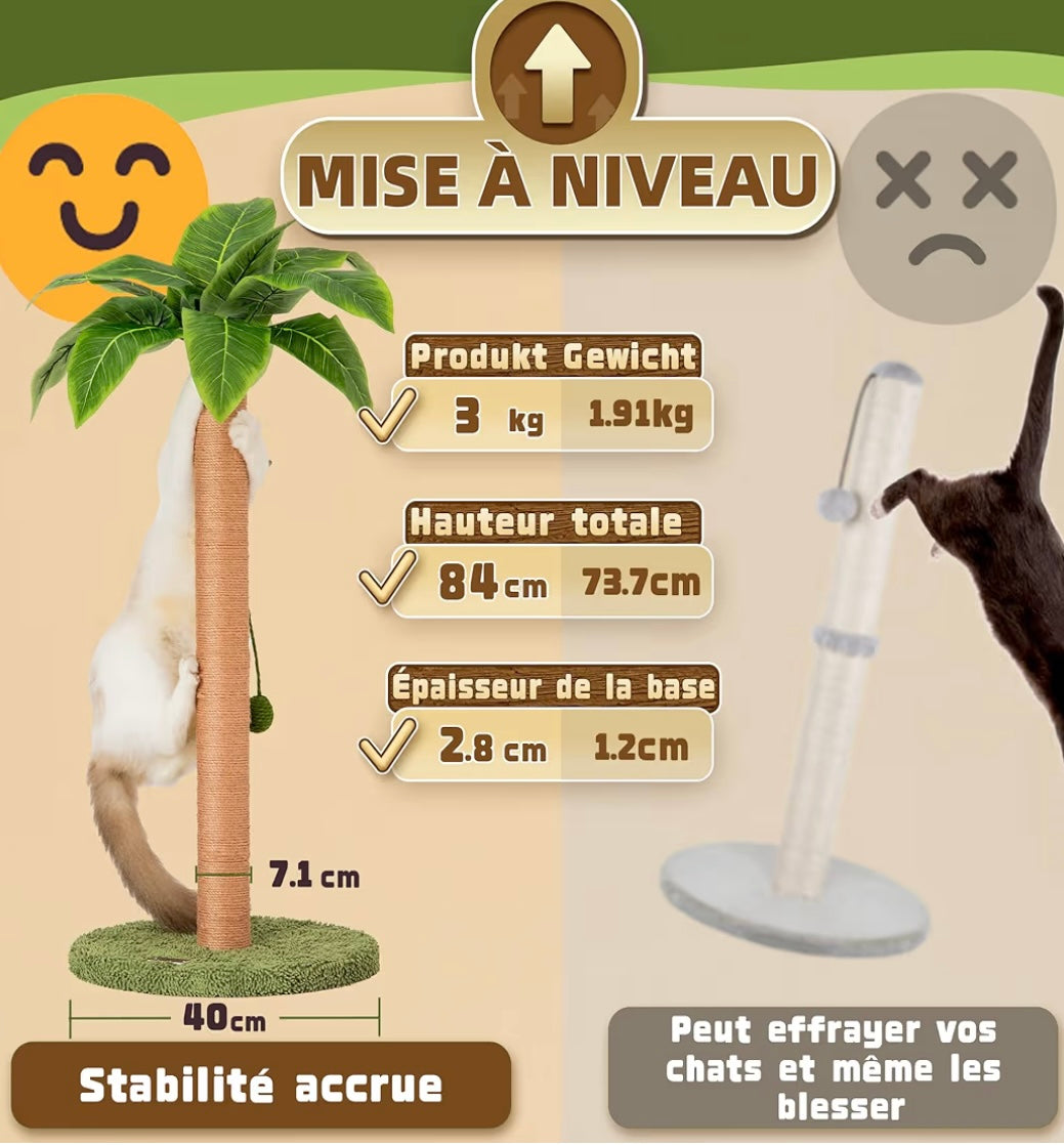 Griffoir pour Chat en Forme de Palmier